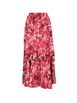 Длинная юбка IZIA, цвет pink mehrfarbig