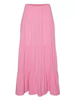 Длинная юбка Vero Moda, розовый