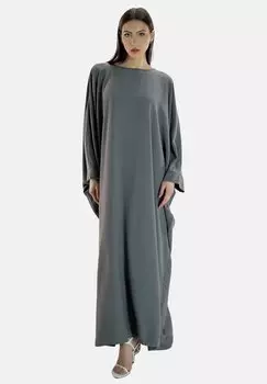 Длинное платье ABAYA Elara, серый