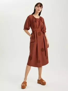 Длинное платье BGN, коричневый