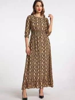 Длинное платье Faina, коричневый