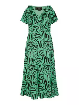 Длинное платье faina Zebraprint, цвет grn schwarz