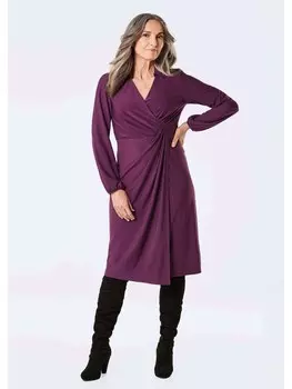 Длинное платье GOLDNER, цвет aubergine