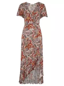 Длинное платье LASCANA Maxi, цвет bunt bedruckt
