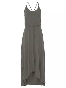 Длинное платье LASCANA Maxi, хаки