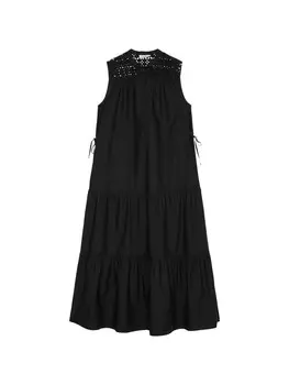 Длинное платье Marc O'Polo DENIM Maxi Kaskaden A Shape, черный