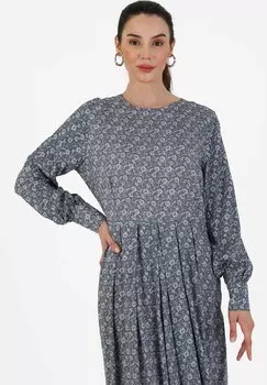Длинное платье Modanisa, темно-синий