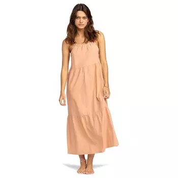Длинное платье Roxy Wavy Days, бежевый