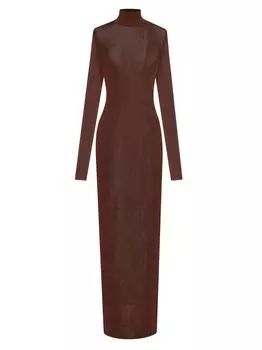Длинное платье Saint Laurent