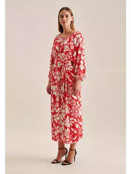 Длинное платье Seidensticker Regular, красный