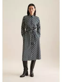 Длинное платье Seidensticker Regular, зеленый