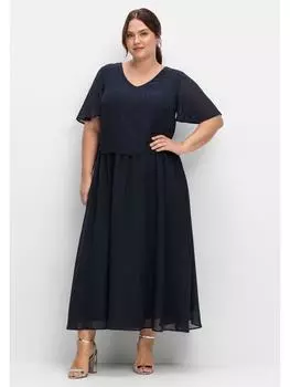 Длинное платье sheego, цвет tiefblau
