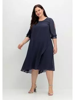 Длинное платье sheego, цвет tiefblau