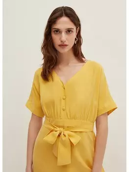 Длинное платье STEFANEL, цвет geld