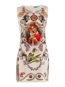 Длинное платье TOOCHE Etui La Madonna, белый