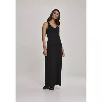 Длинное платье Urban Classics, черный