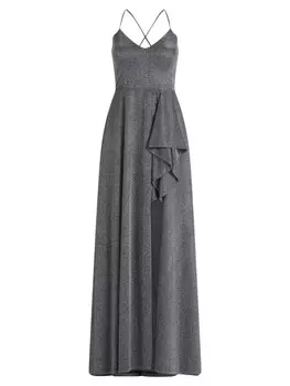 Длинное платье Vera Mont Abend, цвет grau/schwarz
