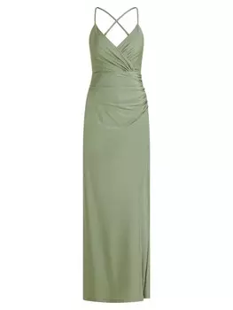Длинное платье Vera Mont Abend figurbetont, цвет autumn green