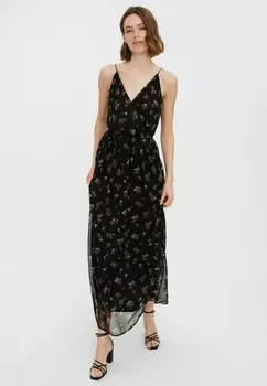 Длинное платье Vero Moda, черный