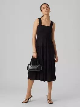 Длинное платье Vero Moda, черный