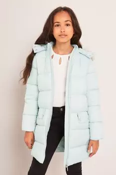 Длинное школьное пальто Lipsy, зеленый