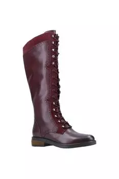 Длинные ботинки из кожи и замши 'Rudy' Hush Puppies, красный
