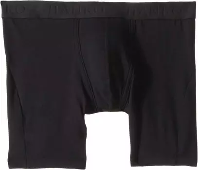 Длинные боксеры Cotton Essentials Hanro, черный