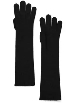 Длинные кашемировые перчатки Chinti & Parker, черный