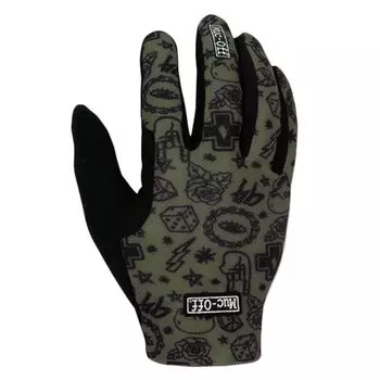 Длинные перчатки Muc Off MTB, зеленый
