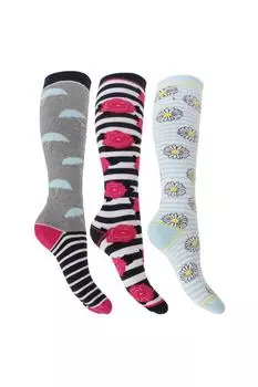 Длинные резиновые носки Hyperwarm (3 пары) Universal Textiles, мультиколор