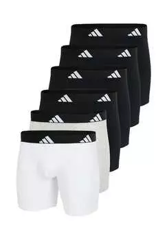 Длинные шорты / брюки 6 шт. в упаковке активный гибкий хлопок Adidas, мультиколор