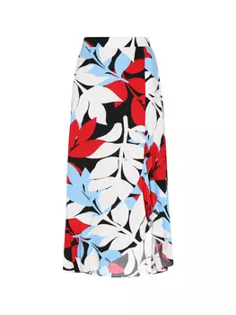 Длинные юбка IZIA, цвет black multicolor