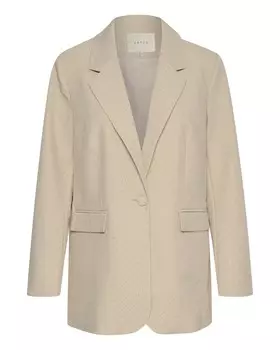 Длинный блейзер Kaffe Blazer Bettany, бежевый