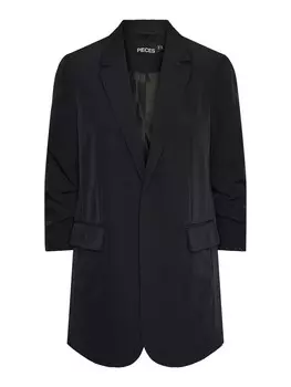 Длинный блейзер PIECES Blazer PCBOSELLA, черный