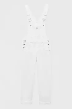 Длинный джинсовый комбинезон PULL&amp;BEAR