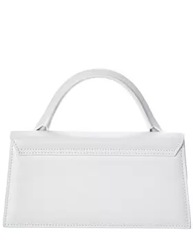 Длинный кожаный клатч Jacquemus Le Chiquito, белый