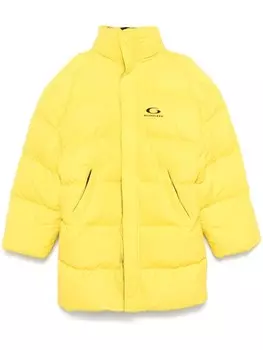 Длинный пуховик Balenciaga, желтый