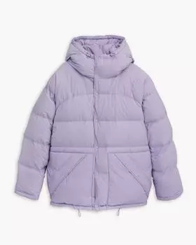 Длинный пуховик Marc Jacobs, цвет Iced Lavender