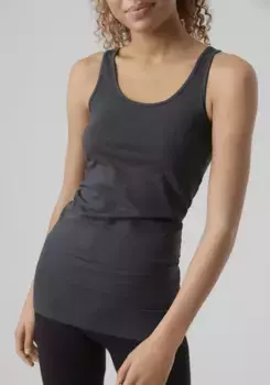 Длинный топ Vero Moda "VMMAXI", антрацит