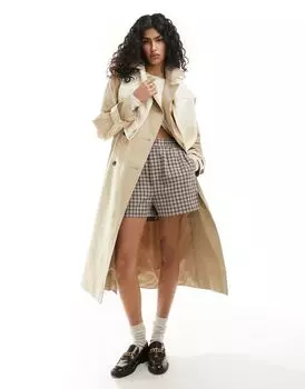 Длинный тренч ASOS с камнями