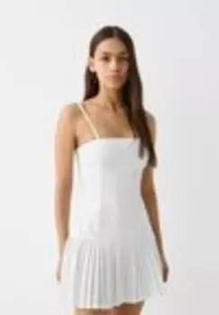 Дневное платье Bershka, белый