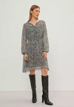 Дневное платье comma, цвет Mottled Anthracite