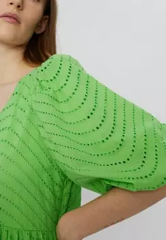 Дневное платье NUEVELYN Nmph, зеленый