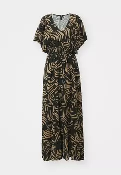 Дневное платье VMEVA EASY VNECK ANKLE DRESS Vero Moda, черный