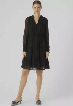 Дневное платье VMVANESSA LS ABK EXC Vero Moda, черный