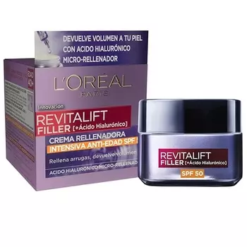 Дневной крем Revitalift Filler с гиалуроновой кислотой и Spf50, 50 мл, L'Oreal