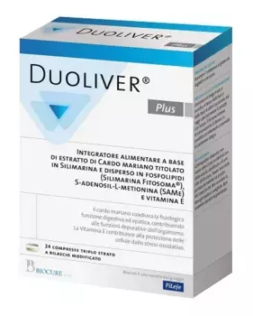 Добавка Duoliver Plus 24 таблетки Biocure