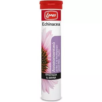 Добавка Lanes Echinacea - 20 шипучих таблеток Lane’S