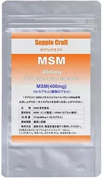 Добавка МСМ Daily Supplicraft, 120 капсул