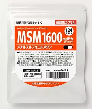 Добавка МСМ Taiyodo Pharmaceutical, 124 капсулы